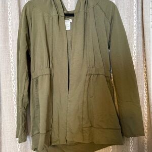 Slip on Jacket in Olive